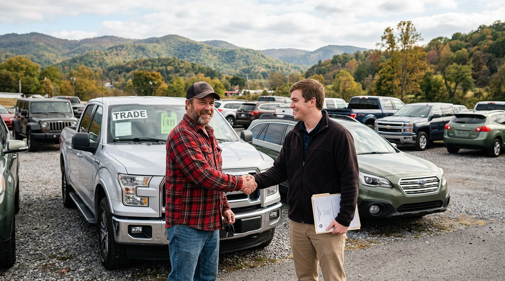 Car trade-in as down payment at Fast Track Automotive Bristol TN — serving Kingsport Johnson City Tri-Cities Tennessee